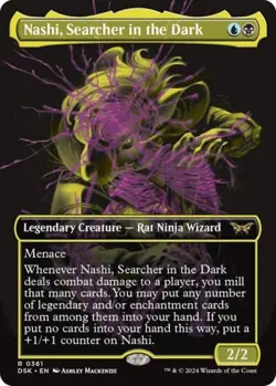 Nashi, Searcher in the Dark (Showcase) - NM R : Duskmourn: House of Horror - Image 1