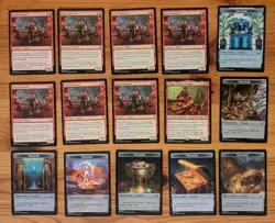MTG Lot of 7 Seven Dwarves - 7 Treasure Tokens - Magda, Brazen Outlaw - Image 1
