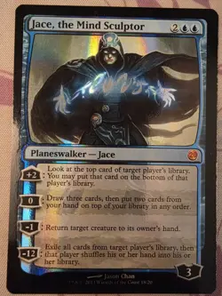 MTG Magic the Gathering Jace, the Mind Sculptor (18/20) FTV Twenty LP FOIL - Image 1