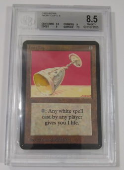 MTG Limited Edition Alpha 1993 Ivory Cup BGS 8.5 NM/MT+ 93/94 vintage old school - Image 1