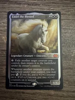 Magic the Gathering: Emiel the Blessed (Foil Etched) Double Masters 2022 - Image 1
