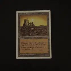 Magic The Gathering Fifth Edition City of Brass # Lightly played - Image 1