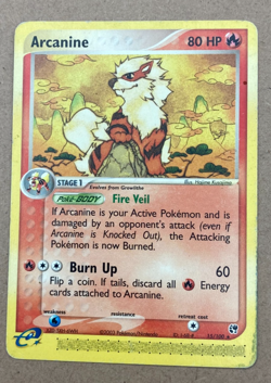 Arcanine 15/100 EX Sandstorm Non Holo Rare Pokemon Card - Image 1