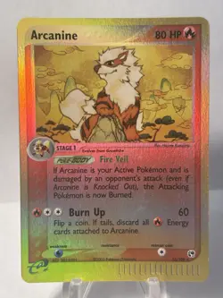 Pokemon TCG Arcanine 15/100, EX Sandstorm Set, Reverse Holo Rare **Near Mint** - Image 1