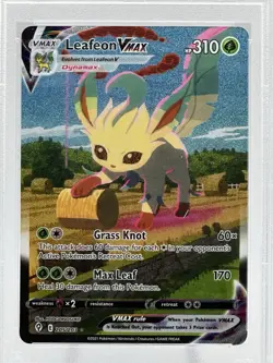 Leafeon VMAX Pokemon Evolving Skies Alternate Alt Art #205 PSA 10 Gem Mint - Image 2
