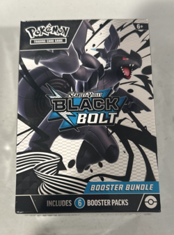 BRAND NEW Pokemon Scarlet and Violet SV10.5 Black Bolt Booster Bundle SEALED - Image 1