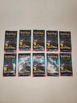 Pokemon Booster Pack Lot Trick Or Trade 2024, Lot Of 10 New/Sealed Packs - Image 2