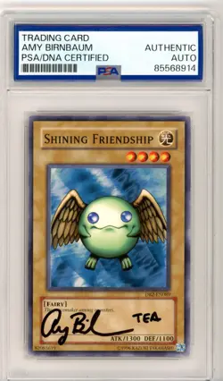 PSA Amy Birnbaum Signed Shining Friendship DB2-EN089 Dark Beginning 2 Unlimited - Image 1