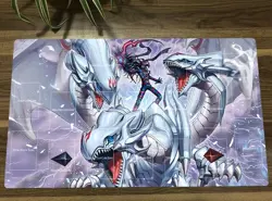 YuGiOh Dragon Master Magia TCG Game Mat OCG Playmat Anti-slip 60x35cm Yu-Gi-Oh! - Image 1