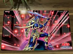 YuGiOh Black luster Soldier Legendary Swordsman TCG Game Mat Playmat Yu-Gi-Oh! - Image 1