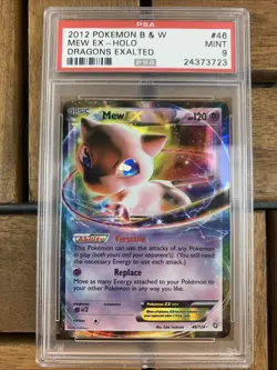 2012 Pokemon Black & White Dragons Exalted #46 Mew Ex Dragons Exalted PSA 9 Mint - Image 1