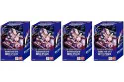 One Piece x4 TCG: Double Pack Set 9 The Azure Sea's Seven - In Hand! 4 Boxes - Image 1