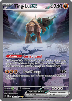 Ting-Lu ex 263/193 Paldea Evolved SIR Special Illustration Rare Pokemon Card NM - Image 1