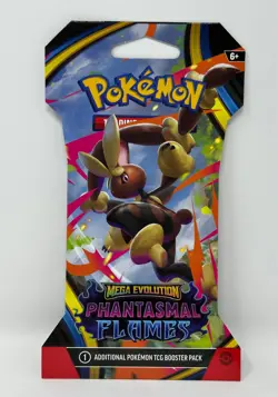 Pokemon TCG: Mega Evolution Phantasmal Flames Sleeved Booster Pack - 10 Cards - Image 1
