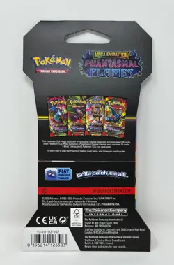 Pokemon TCG: Mega Evolution Phantasmal Flames Sleeved Booster Pack - 10 Cards - Image 2