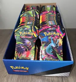 10 POKEMON TCG PHANTASMAL FLAMES SLEEVED BOOSTER PACK LOT - FAST SHIP - Image 1