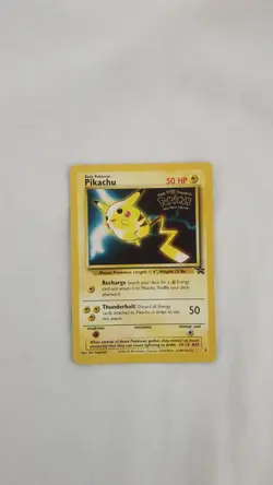 Pokemon TCG Pikachu Black Star Promo Card #4. First Movie Promo 1999. - Image 1