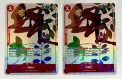 Sanji (Gift Collection 2023) OP01-013 One Piece Promo (2x) Cards Texture English - Image 1