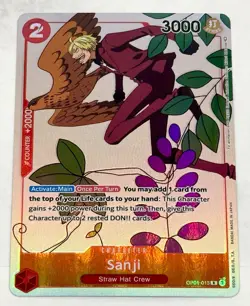 Sanji (Gift Collection 2023) OP01-013 One Piece Promo (2x) Cards Texture English - Image 5