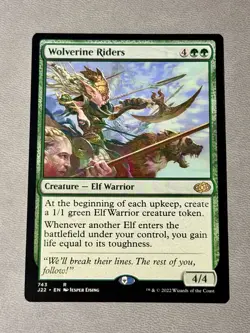 Wolverine Riders MTG Jumpstart 2022 Regular MTG Card, NM - Image 1