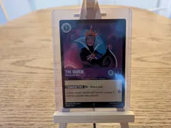 ✨FOIL CARD THE QUEEN WICKED AND VAIN DISNEY LORCANA THE FIRST CHAPTER 56/204 - Image 1