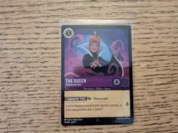 ✨FOIL CARD THE QUEEN WICKED AND VAIN DISNEY LORCANA THE FIRST CHAPTER 56/204 - Image 2