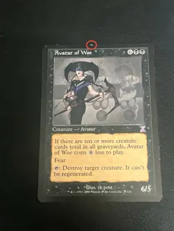 Avatar of Woe Timeshifted MTG MP (Read description) - Image 3