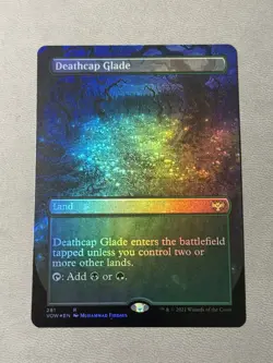 MTG Magic the Gathering Deathcap Glade (281/596) Innistrad Crimson Vow NM FOIL - Image 1