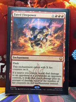 Fated Firepower Avatar: The Last Airbender Gem Mint MTG - Image 1