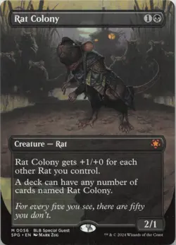 Rat Colony (Borderless) M Special Guests 56 - LP MTG - Image 1