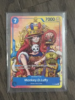 Monkey.D.Luffy (2nd Anniversary Stamped Promo) P-043 One Piece Promotion Cards - Image 1