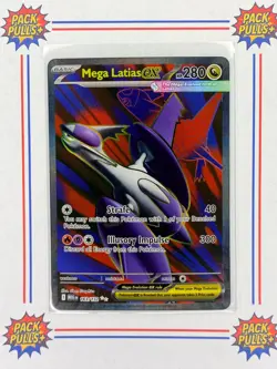 Mega Latias ex Ultra Rare Full Art Mega Evolution 163/132 Pokemon TCG - Image 1