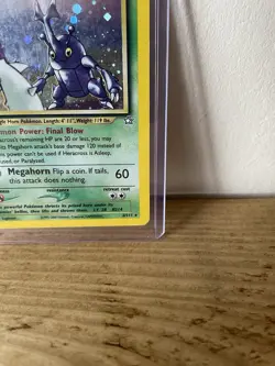 Pokemon Heracross 6/111 FIRST EDITION, Holo, Neo Genesis 2000 - Image 4