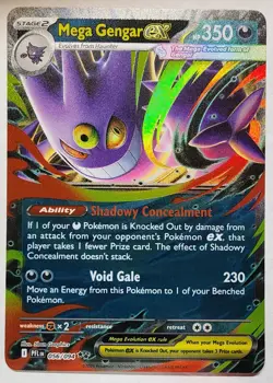 Mega Gengar Ex Double Rare - PFL - 056 - Pokemon TCG - US SELLER - Image 1