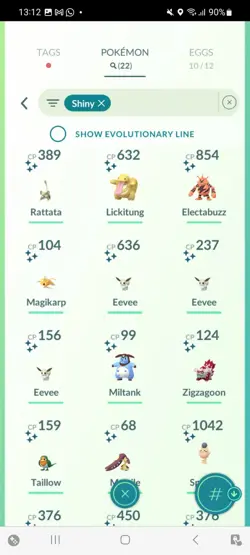 Pokemon Go (Stage 32) Shiny Fidough ( 22 Shinys ) - Image 3