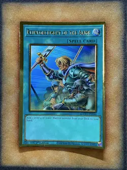 Yugioh Reinforcement of the Army MAGO-EN046 Gold Rare 1st Ed NM - Image 1