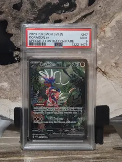 Pokemon PSA 9 MINT Koraidon ex 247/198 SVI EN Special Illustration Rare - Image 1