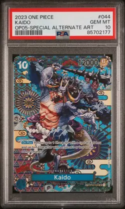 PSA 10 Kaido SP OP05 Special Art OP04-44 One Piece Awakening Of The New Era - Image 1