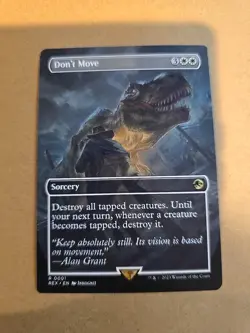 Don't Move (Borderless) MTG - Universes Beyond: Jurassic World Collection - Image 1