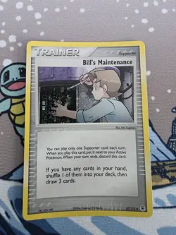 Pokemon TCG Bill's Maintenance 87/112 Uncommon Reverse Holo LP - Image 1