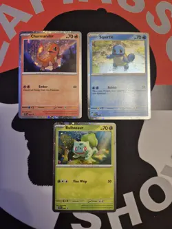 Pokemon TCG S&V 151 Poster Collection Box Promo Three Card Set - Cosmos Holo - Image 1