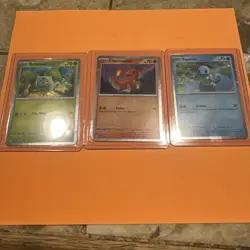 Pokemon TCG S&V 151 Poster Collection Box Promo Three Card Set - Cosmos Holo - Image 1