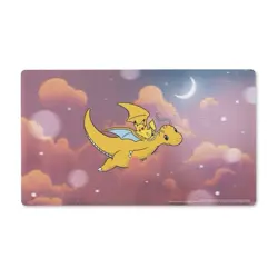 New Pokemon Center Exclusive TCG Card Game Dreamy Dragonite Playmat Play Mat - Image 1