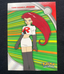 Topps 1999 Team Rocket Jesse Pokemon TV Card HV2 Blue Label (LP) - Image 1