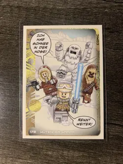 Blue Ocean LEGO Wampa Scene Star Wars Serie 5 Trading Card #172- German - Image 1