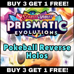 Prismatic Evolutions - Pokeball Reverse Holos - Choose Your Card - Image 1