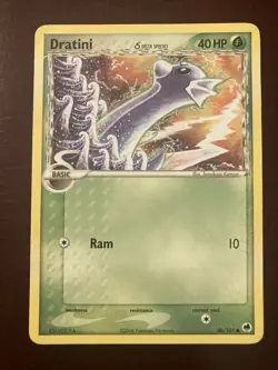 Dratini (Delta Species) 46/101 Dragon Frontiers Common 2006 Pokemon TCG Card - Image 1
