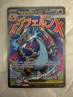 MEGA CHARZARD X EX FULL ART PROMO FROM CHARZARD UPC POKEMON CARD - Image 2