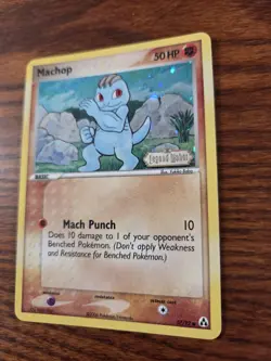 Machop 57/92 - Legend Maker - Pokemon TCG Reverse Holo Stamped - Image 2