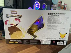*SEALED/NEW* Pokemon TCG Celebrations Premium Figure Collection Pikachu VMAX Box 820650809408 - Image 2